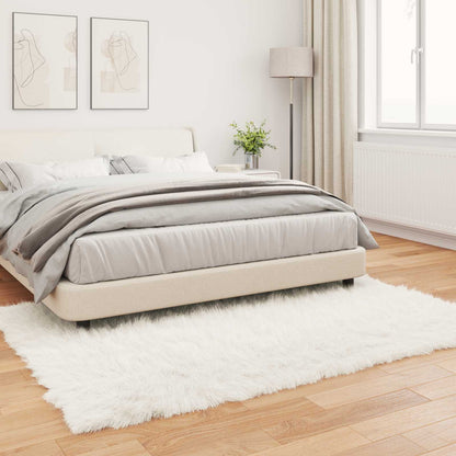 Kunstschaffell Teppich Tafalla Weiß 160 x 230 cm Polyester