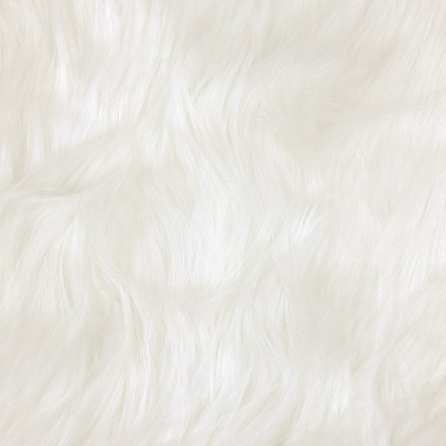 Kunstschaffell Teppich Tafalla Weiß 240 x 340 cm Polyester