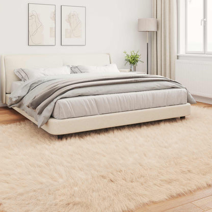 Kunstschaffell Teppich Tafalla Beige 200 x 280 cm Polyester