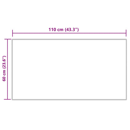 Kunstschaffell Teppich Tafalla Creme 60 x 110 cm Polyester