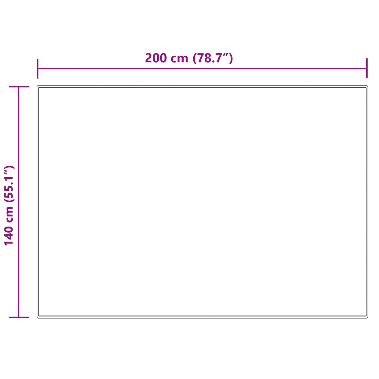 Kunstschaffell Teppich Tafalla Creme 140 x 200 cm Polyester