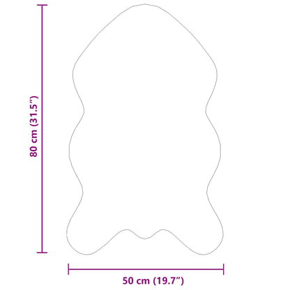 Kunstschaffell Teppich Tafalla Creme 50 x 80 cm Polyester