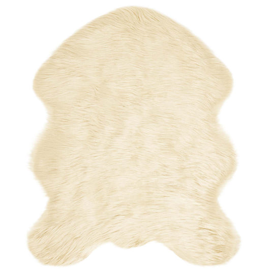 Kunstschaffell Teppich Tafalla Creme 50 x 80 cm Polyester