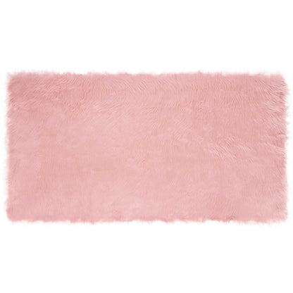 Kunstschaffell Teppich Tafalla Rosa 80 x 150 cm Polyester