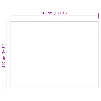 Kunstschaffell Teppich Tafalla Rosa 240 x 340 cm Polyester