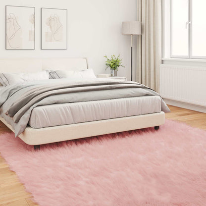 Kunstschaffell Teppich Tafalla Rosa 240 x 240 cm Polyester