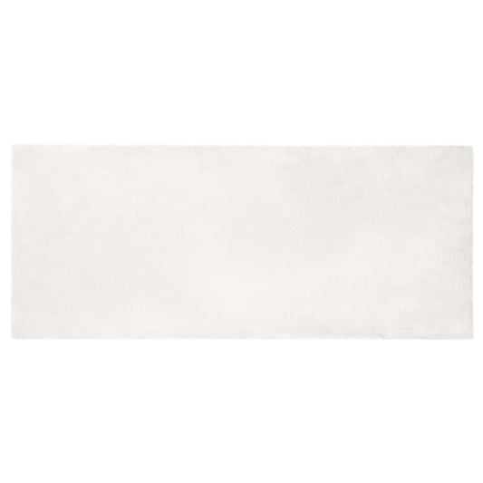 Kunstfell Hasen Teppich Olite Weiß 80 x 200 cm Polyester