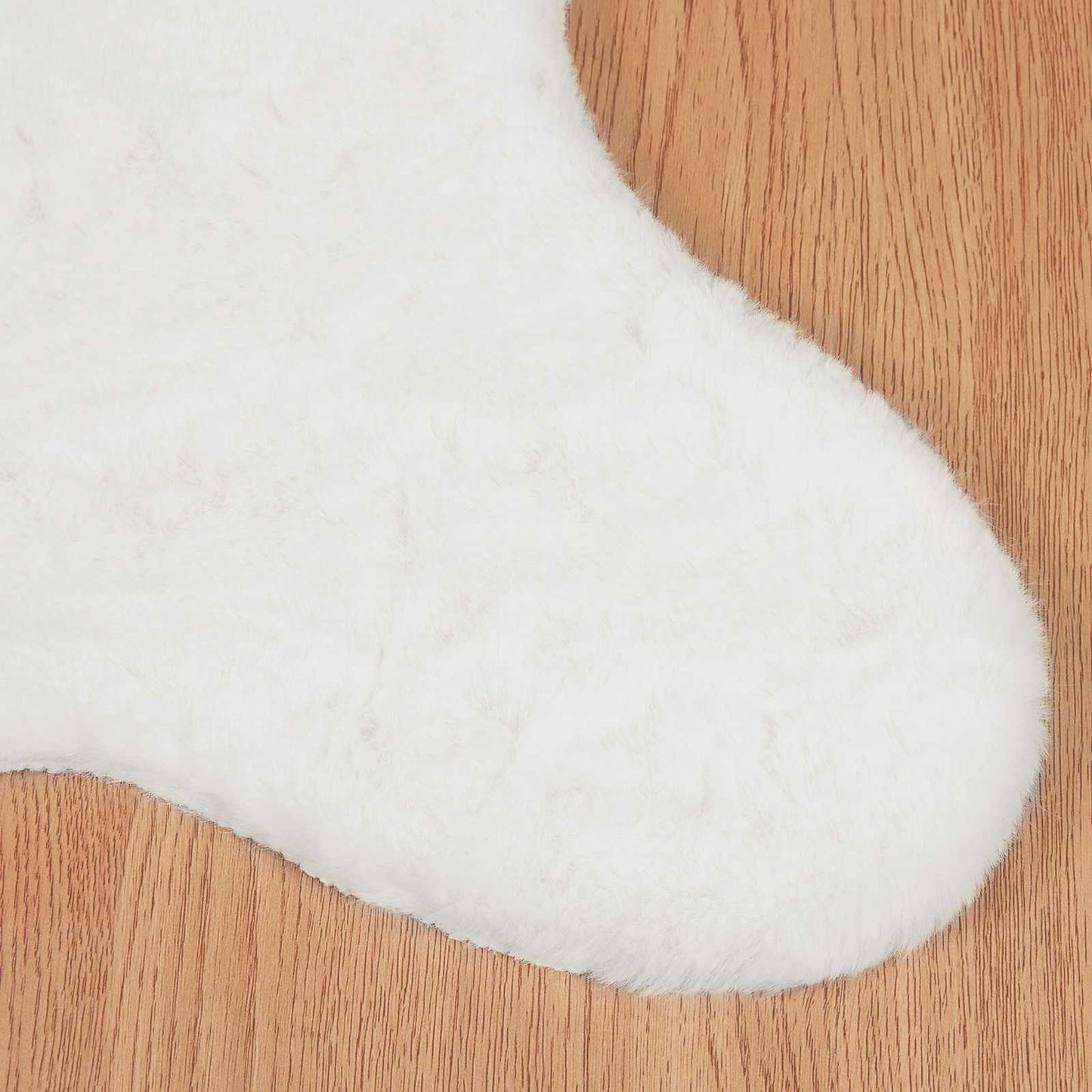 Kunstfell Hasen Teppich Olite Weiß 50 x 80 cm Polyester