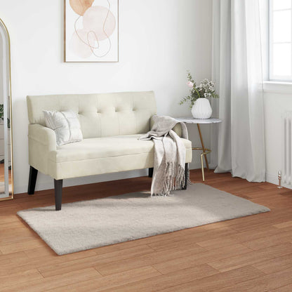 Kunstfell Hasen Teppich Olite Beige 80 x 150 cm Polyester