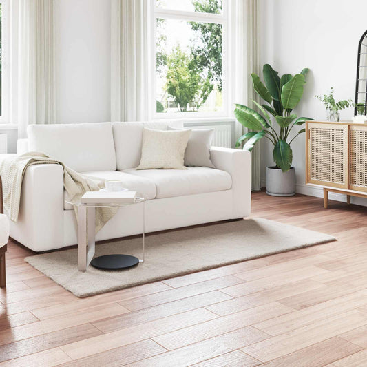 Kunstfell Hasen Teppich Olite Beige 80 x 200 cm Polyester