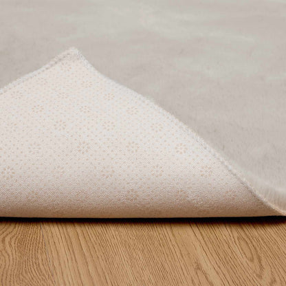 Kunstfell Hasen Teppich Olite Beige 120 x 170 cm Polyester