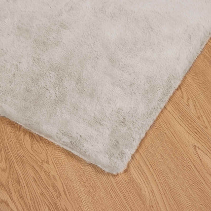 Kunstfell Hasen Teppich Olite Beige 120 x 120 cm Polyester