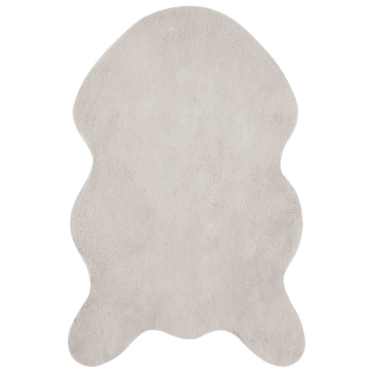 Kunstfell Hasen Teppich Olite Beige 50 x 80 cm Polyester