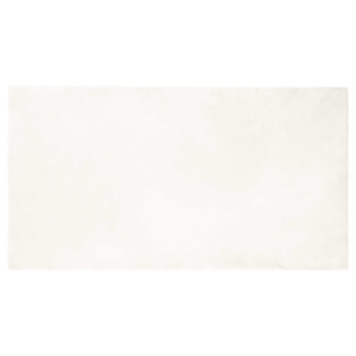 Kunstfell Hasen Teppich Olite Creme 80 x 150 cm Polyester