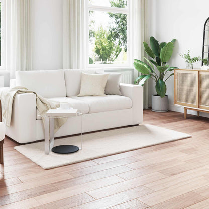 Kunstfell Hasen Teppich Olite Creme 80 x 200 cm Polyester