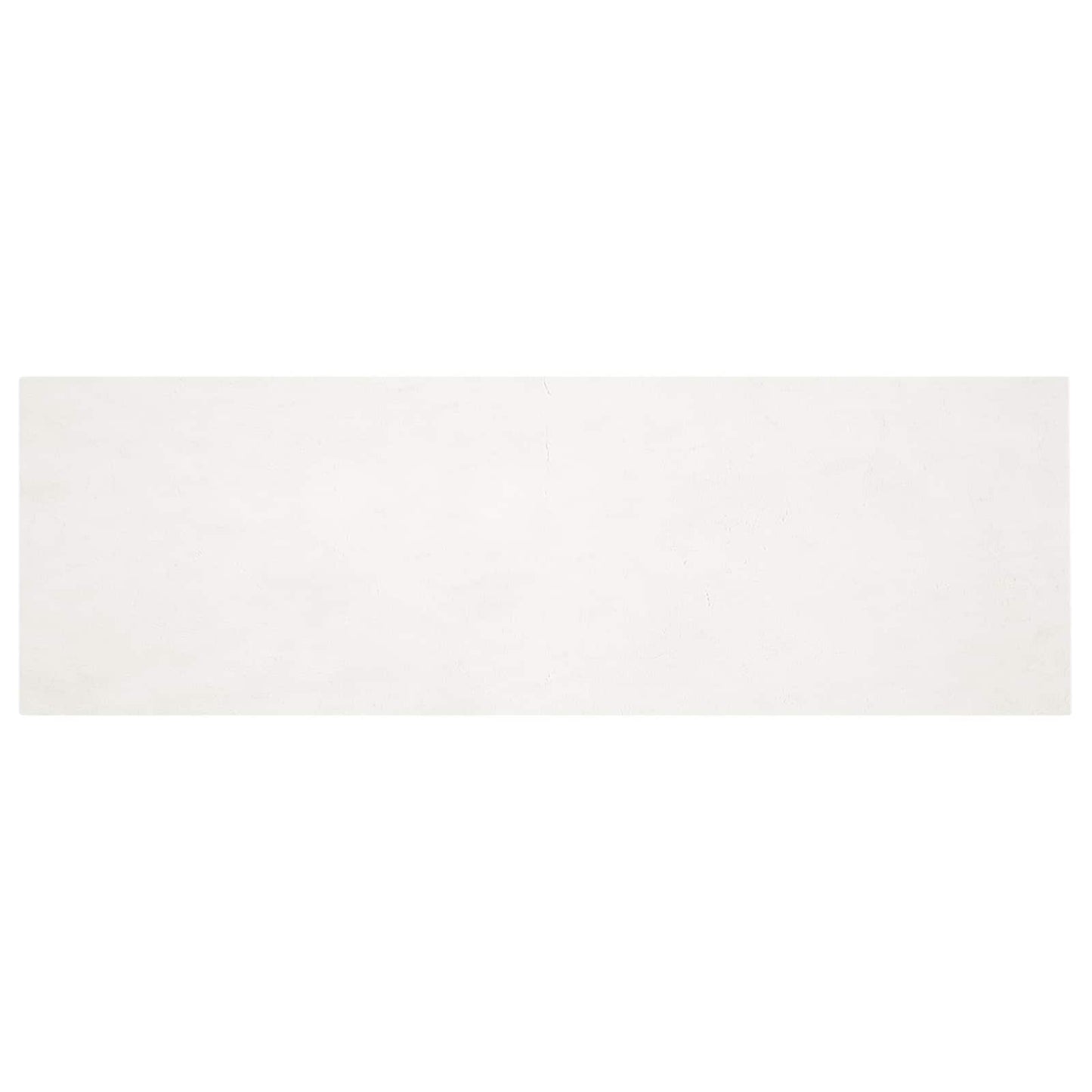 Kunstfell Hasen Teppich Olite Creme 80 x 250 cm Polyester