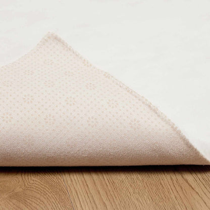 Kunstfell Hasen Teppich Olite Creme 140 x 200 cm Polyester