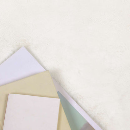 Kunstfell Hasen Teppich Olite Creme 140 x 200 cm Polyester