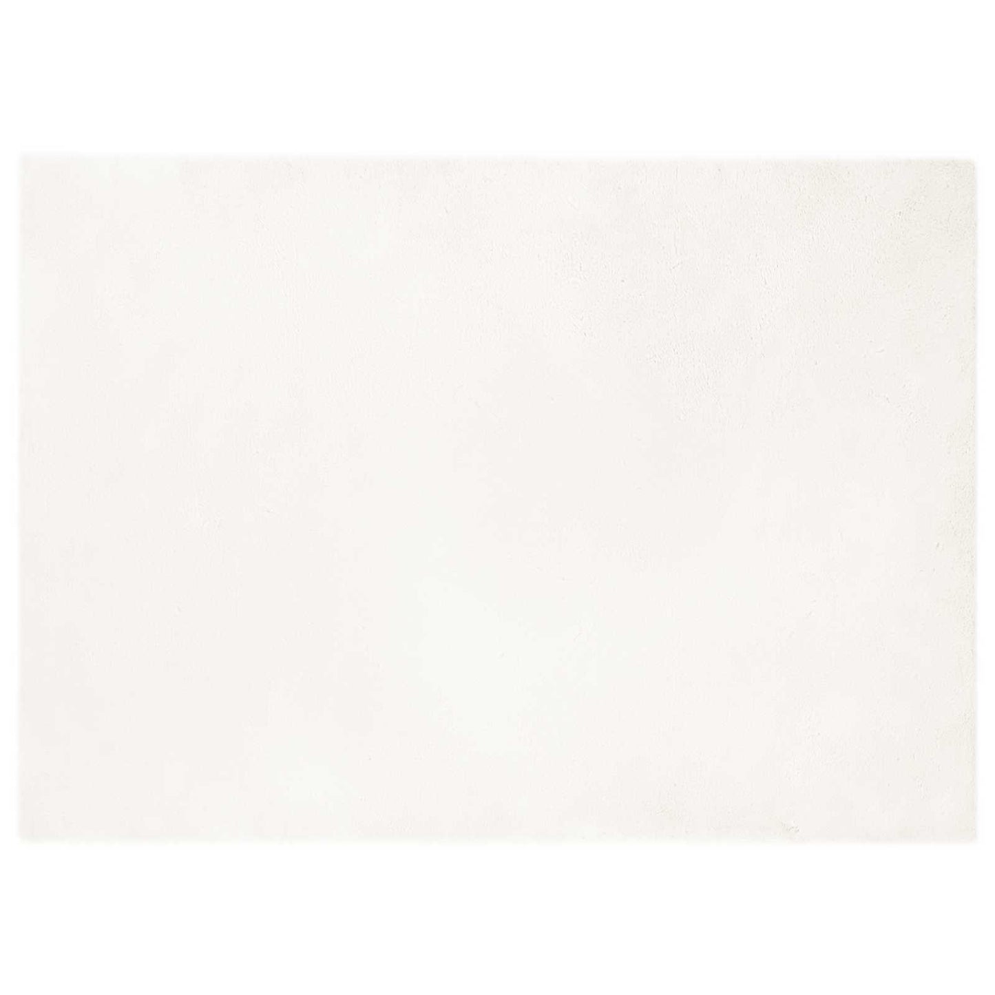 Kunstfell Hasen Teppich Olite Creme 240 x 340 cm Polyester