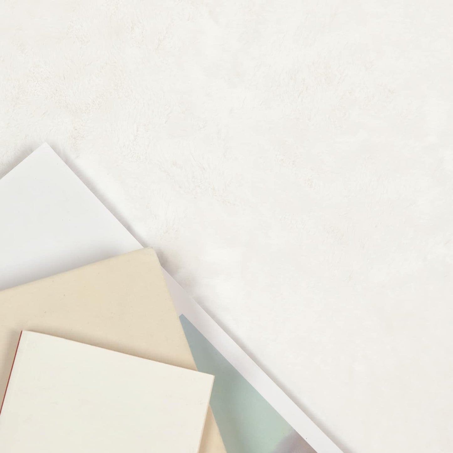 Kunstfell Hasen Teppich Olite Creme 240 x 240 cm Polyester