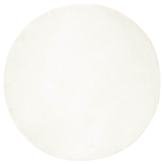 Kunstfell Hasen Teppich Olite Creme Ø 160 cm Polyester