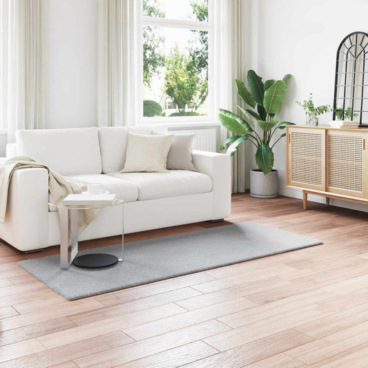 Kunstfell Hasen Teppich Olite Grau 80 x 200 cm Polyester