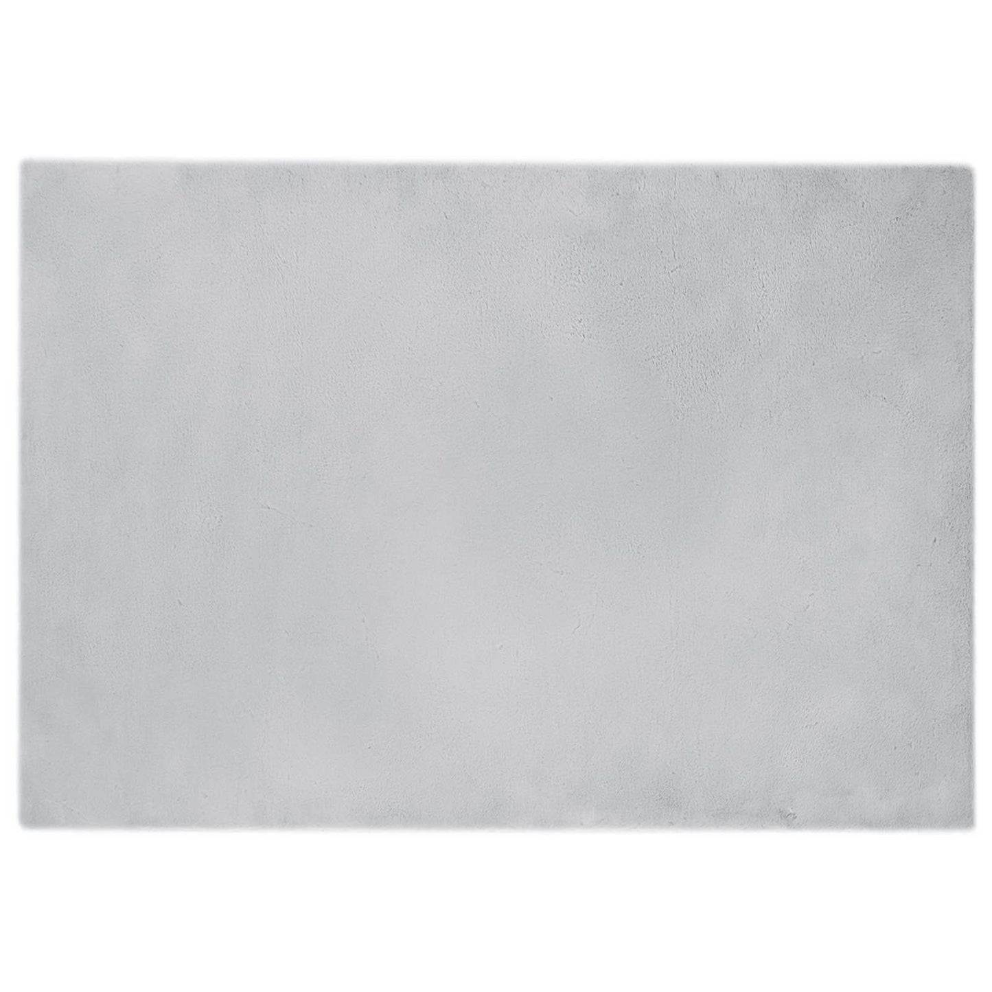 Kunstfell Hasen Teppich Olite Grau 160 x 230 cm Polyester