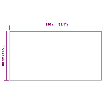 Kunstfell Hasen Teppich Olite Rosa 80 x 150 cm Polyester