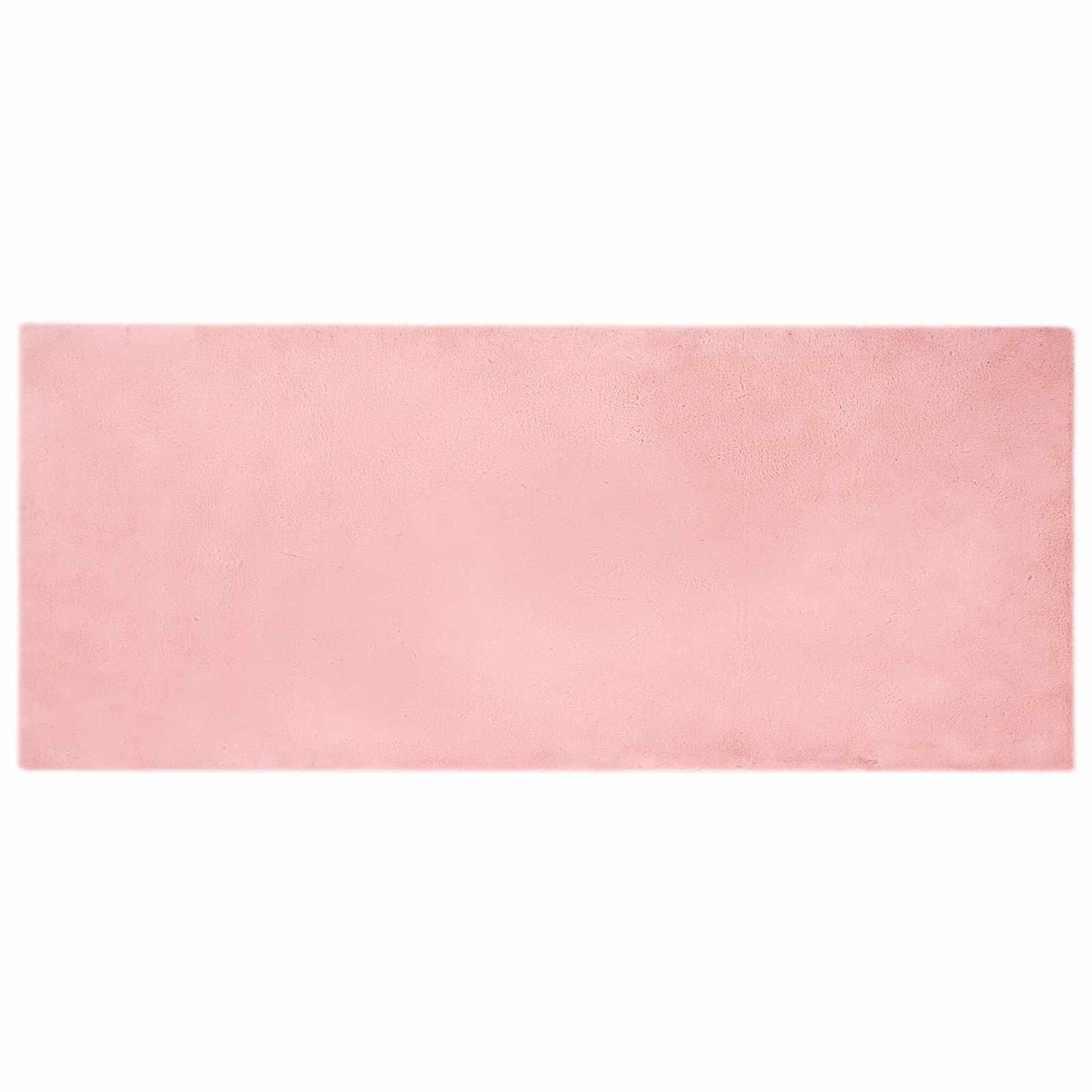 Kunstfell Hasen Teppich Olite Rosa 80 x 200 cm Polyester