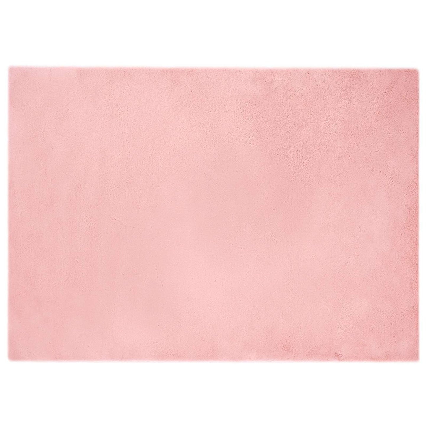 Kunstfell Hasen Teppich Olite Rosa 240 x 340 cm Polyester