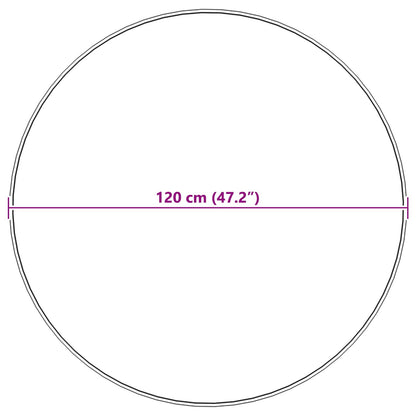 Kunstfell Hasen Teppich Olite Rosa Ø 120 cm Polyester