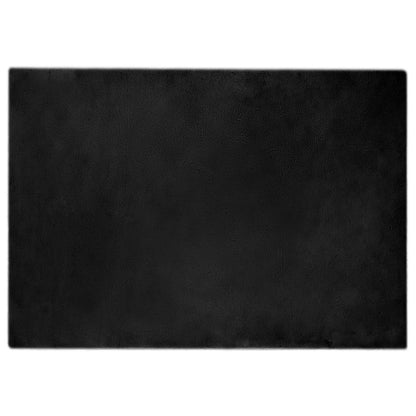 Kunstfell Hasen Teppich Olite Schwarz 140 x 200 cm Polyester