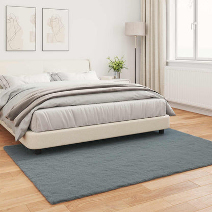 Kunstfell Hasen Teppich Olite Anthrazit 140 x 200 cm Polyester