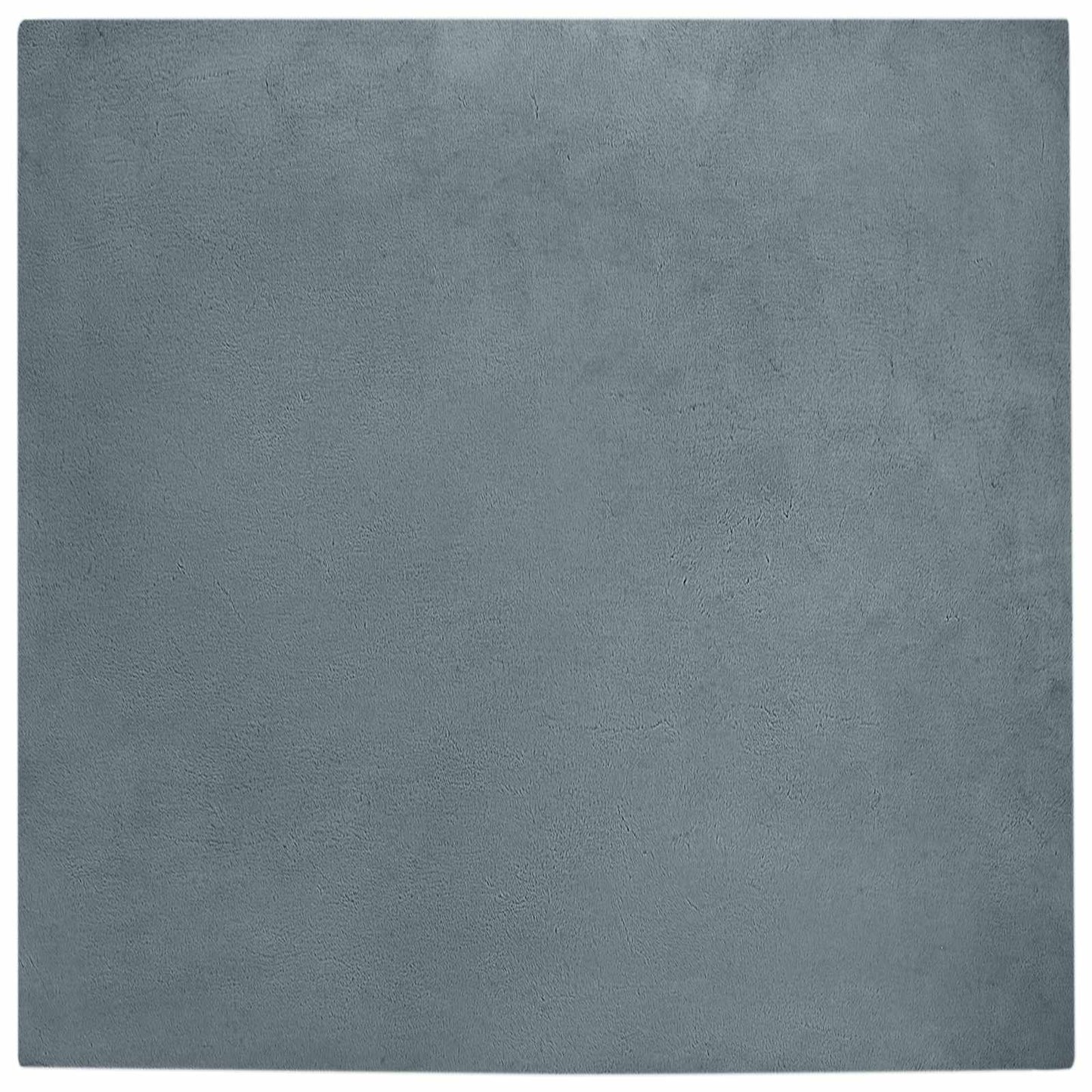 Kunstfell Hasen Teppich Olite Anthrazit 120 x 120 cm Polyester
