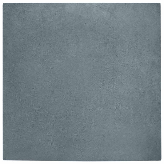 Kunstfell Hasen Teppich Olite Anthrazit 120 x 120 cm Polyester