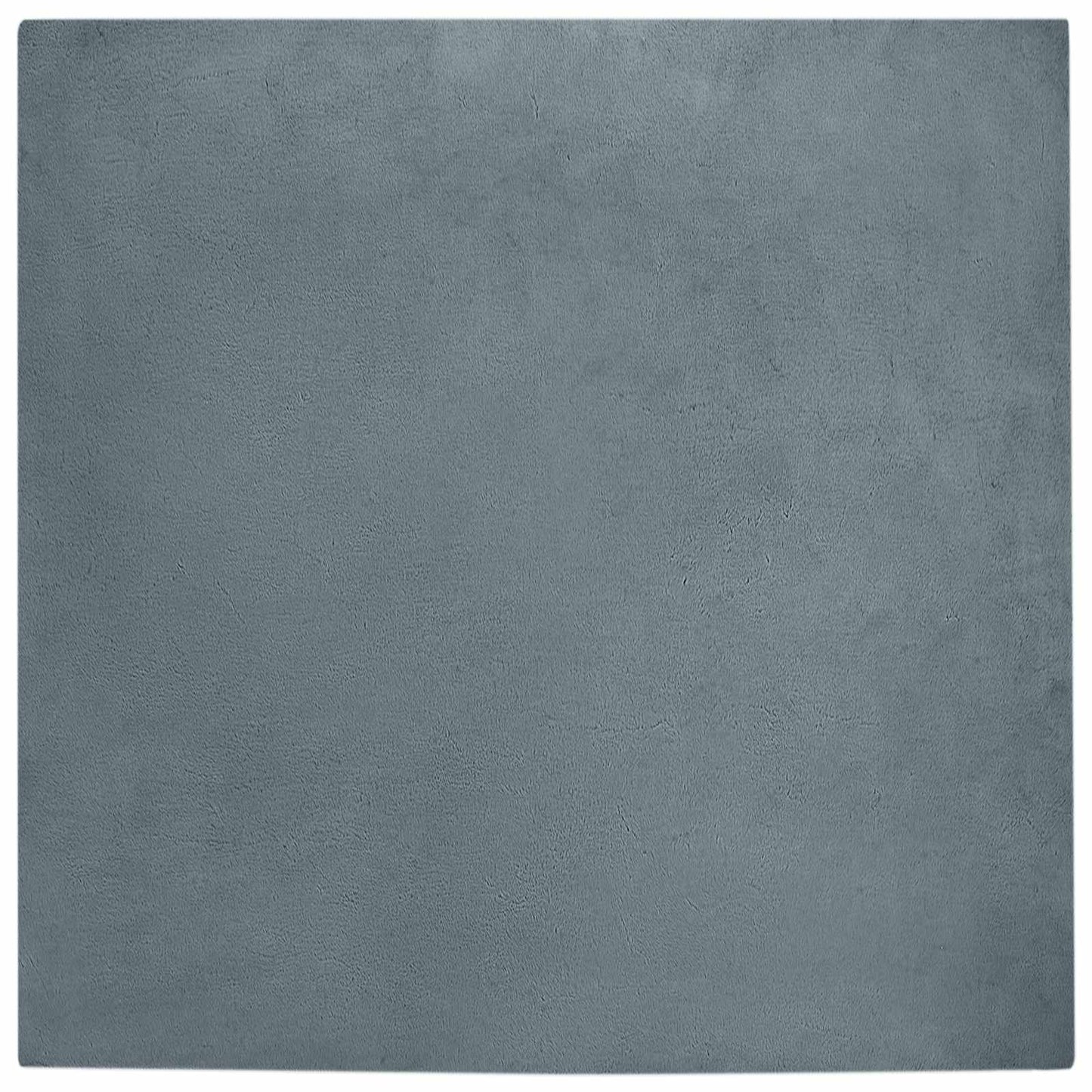 Kunstfell Hasen Teppich Olite Anthrazit 200 x 200 cm Polyester