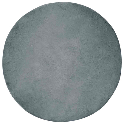 Kunstfell Hasen Teppich Olite Anthrazit Ø 160 cm Polyester