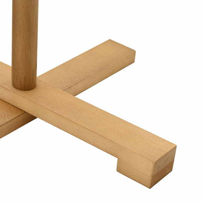 Holz Weihnachtsbaum mit Ständer Braun 210 cm Bambus