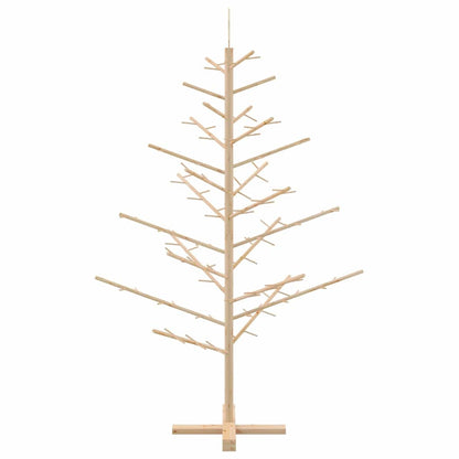 Holz Weihnachtsbaum mit Ständer Natur 150 cm Massivholz Kiefer