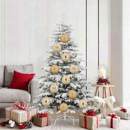 Weihnachtskugel-Set 9 pcs Gold Kunststoff