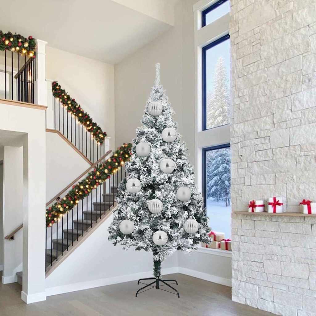 Set di palline di Natale, 3 pezzi, argento