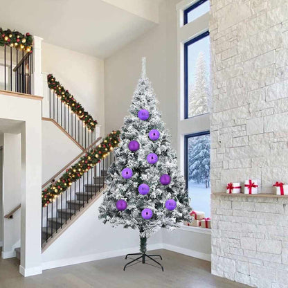 Weihnachtskugel-Set 4 pcs Lila Kunststoff