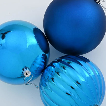 Set di palline di Natale, 3 pezzi, blu