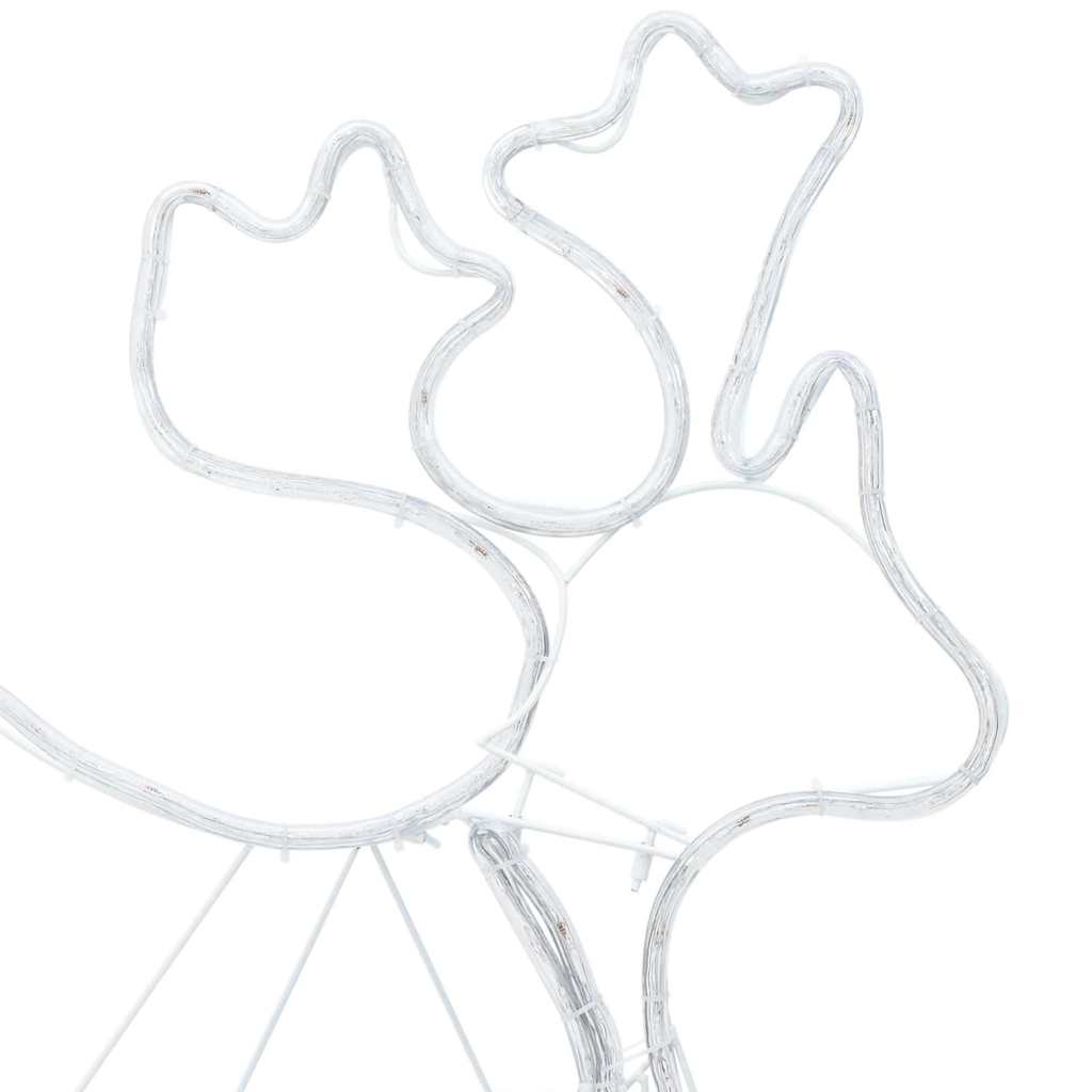 Decorazione natalizia a LED, multicolore, 69 x 79 cm, PVC