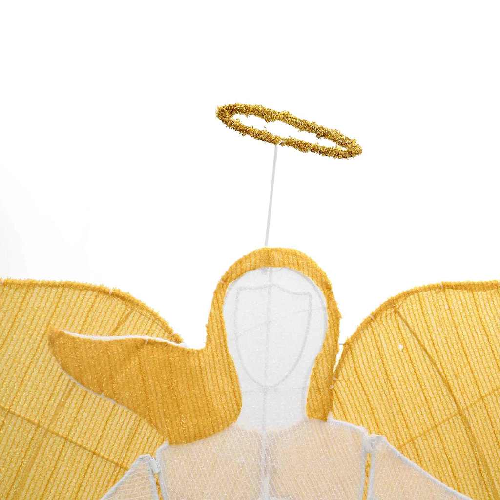 Beleuchteter Winkel Warmes Weiß 116 x 29 x 158,5 cm Polyester