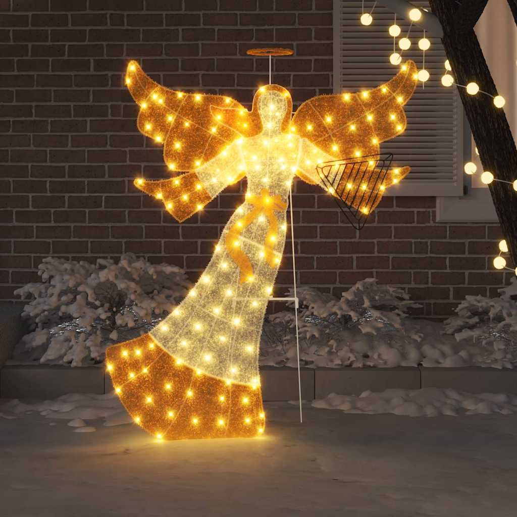 Beleuchteter Winkel Warmes Weiß 116 x 29 x 158,5 cm Polyester