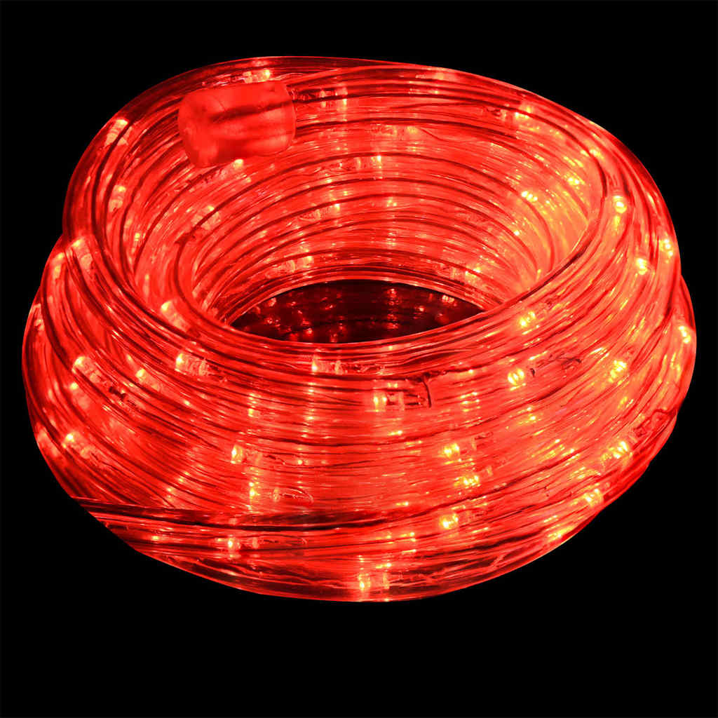Lichtseil mit 120 LEDs Rot 5 m PVC