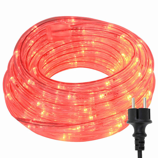 Lichtseil mit 480 LEDs Rot 20 m PVC
