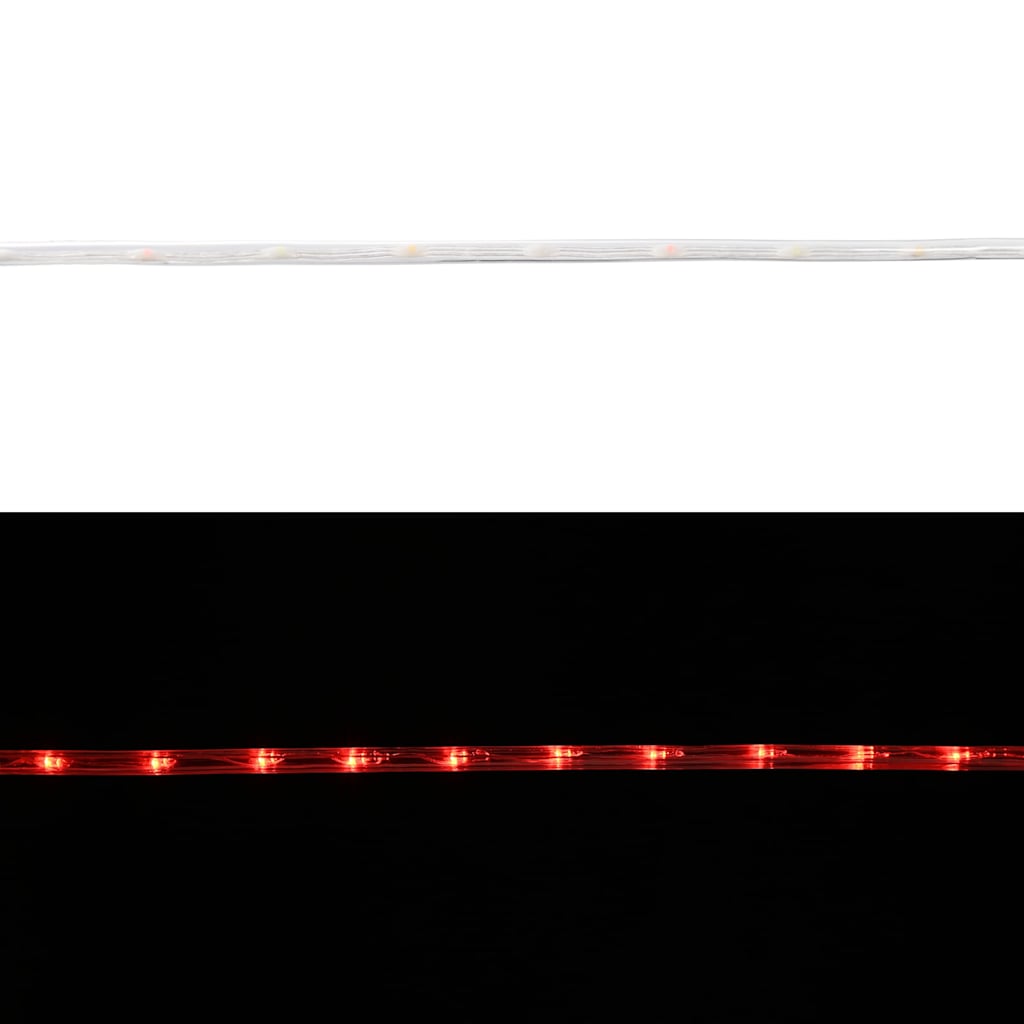 Lichtseil mit 2400 LEDs Rot 100 m PVC