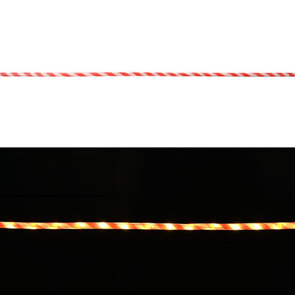 Lichtseil mit 120 LEDs Warmes Weiß 5 m PVC